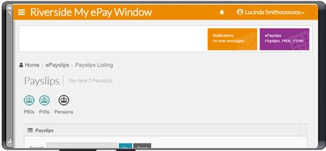 My ePay Window Overview .